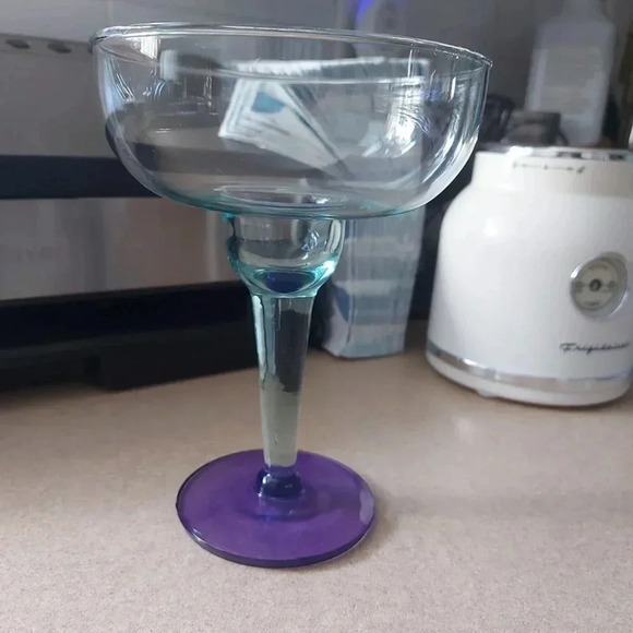 Pier 1 | Set of 3 Colorful Margarita Glasses - Picture 9 of 11